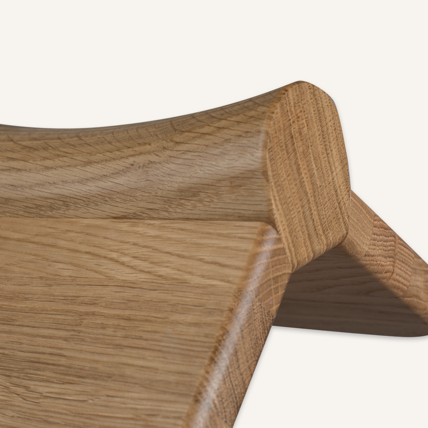 Oak display saddle holder