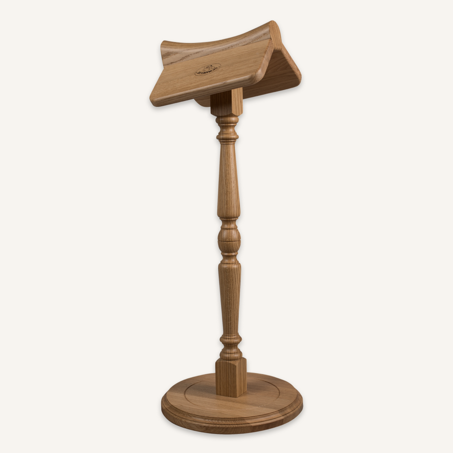 Oak display saddle holder
