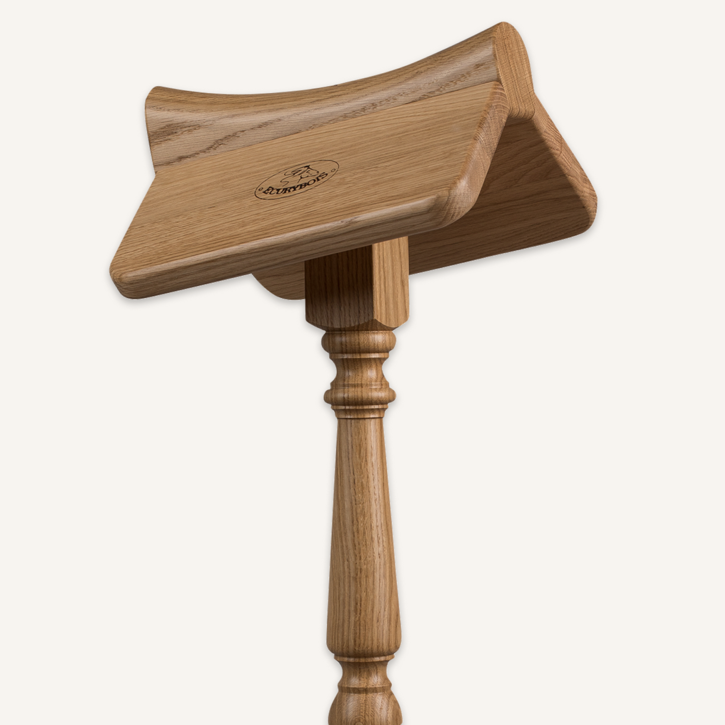 Oak display saddle holder